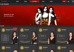 Bodog is an excellent choice for players who prefer games with live dealers