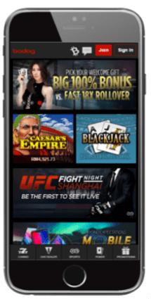 You can play at Bodog Casino on your iOS, Android or Windows device