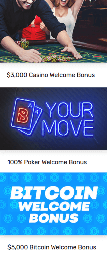 Bovada Casino provides one of the most generous bonus programs online