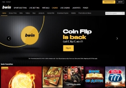 Bwin Casino landing page