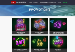 CasinoMax's biggest advantage is its amazing bonus structure