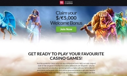 Mansion Casino landing page