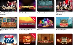 Royal Panda offers a wide selection of casino games