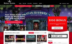 Royal Panda Casino landing page