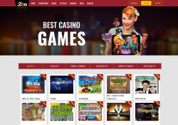 Gaming lobby at Slots Capital Casino